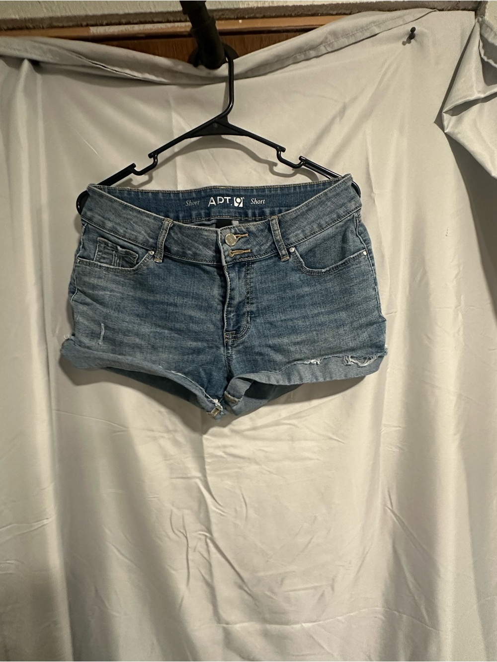Apt. 9 Light Blue Denim Cutoff Jean Shorts